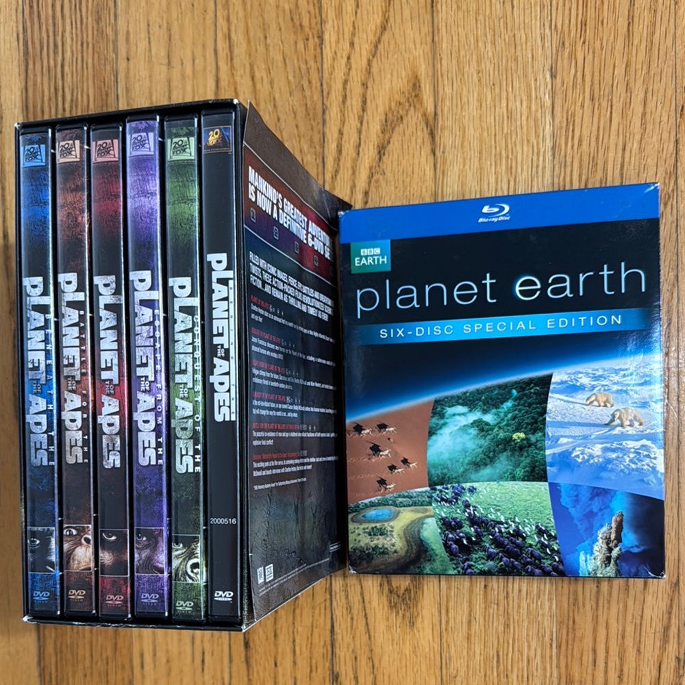 Planet of the Apes + Planet Earth DVD Sets